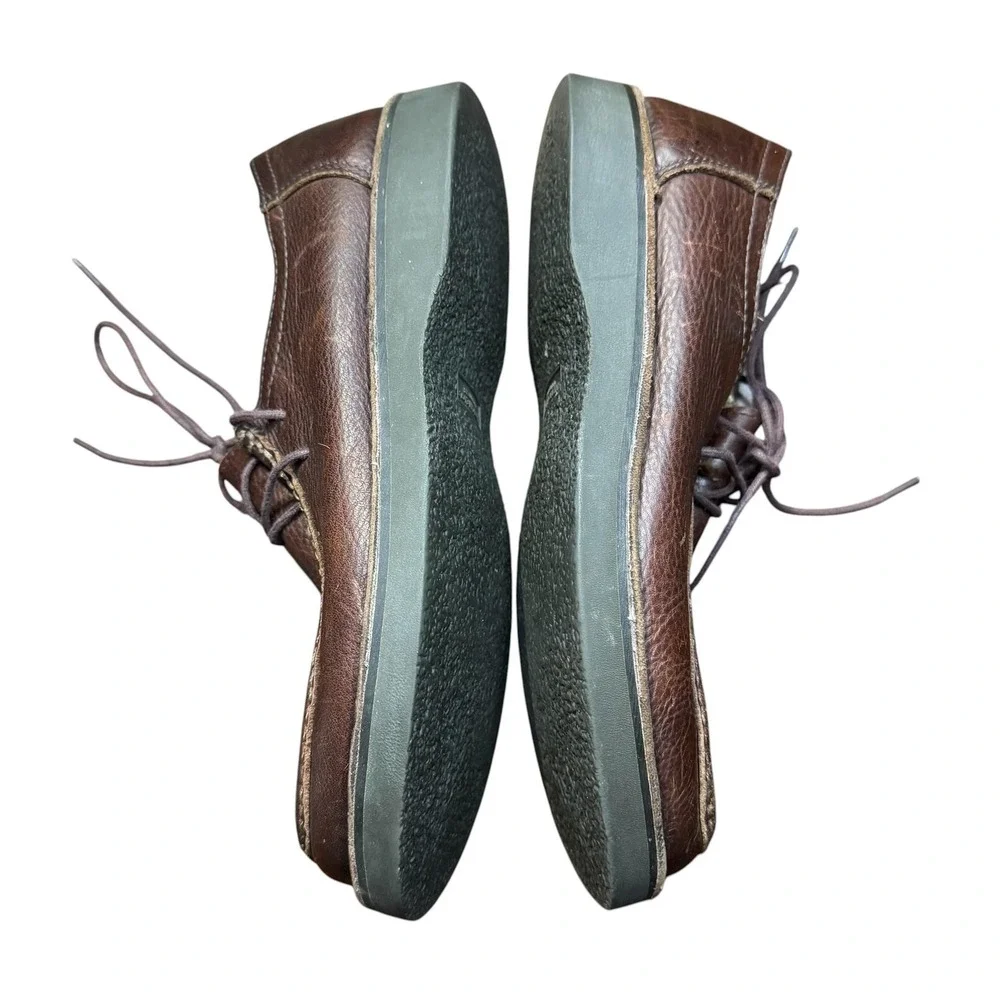 American Eagle Outfitters Shoes Mens Size 9 Brown Moccasin Lace Up Comfort